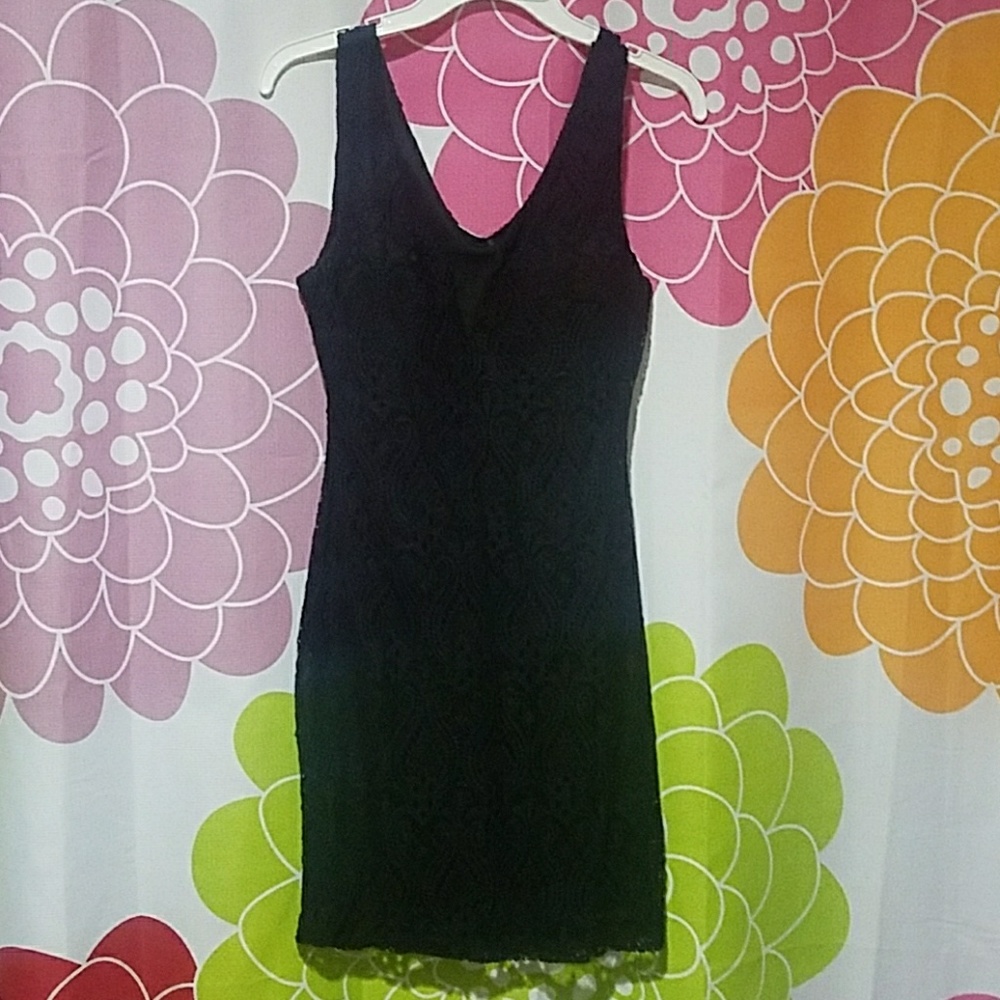 Love culture black lace dress